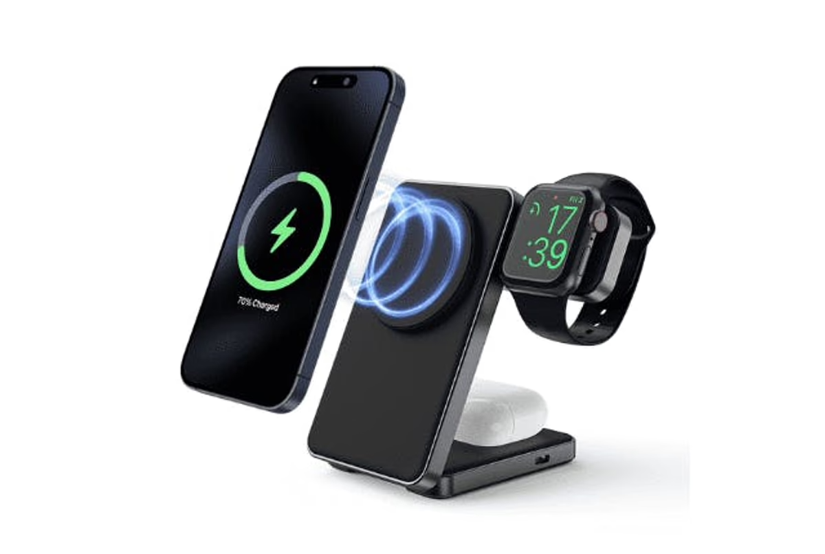 ケーブル1本で3デバイス同時に高速充電！ iPhone・Apple Watch