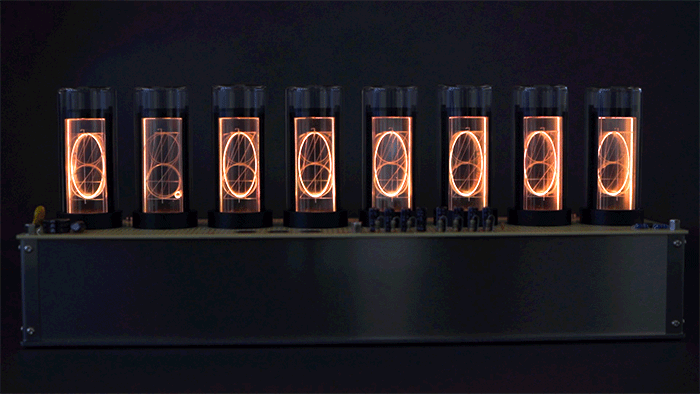 往年のニキシー管をLEDで忠実に再現！ デスクやリビングに映える