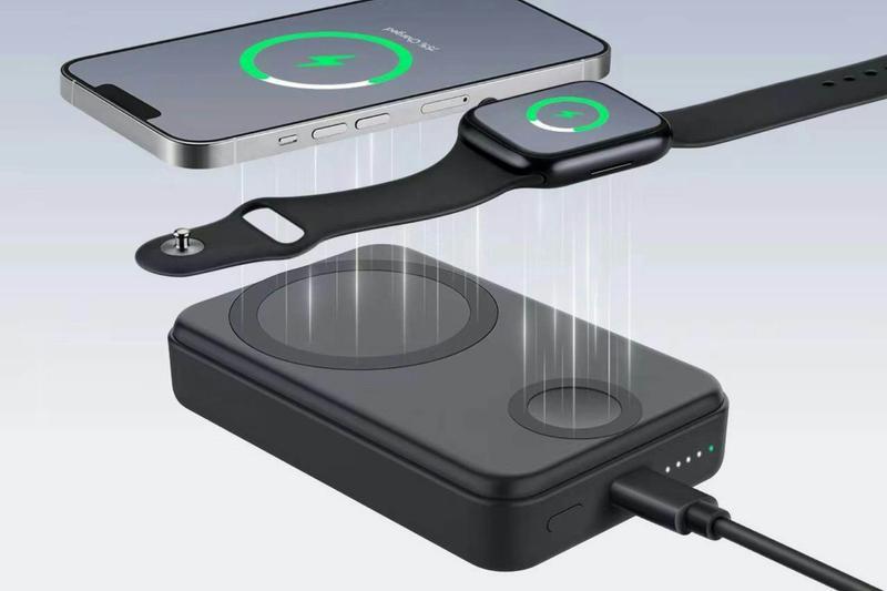 iPhoneやApple Watchを同時充電。外出先でバッテリー切れの心配