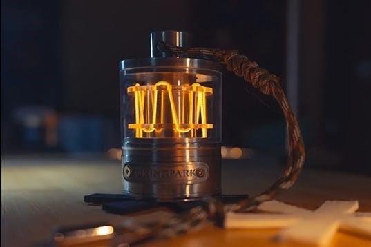 分銅型のアルミ製・LED小型ランタン『ZORING PARK』 – Emu-One