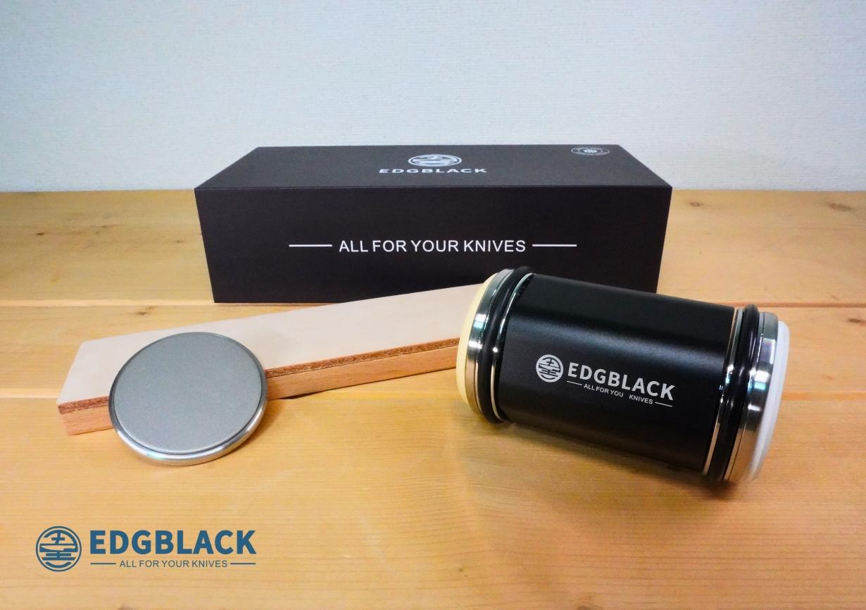 user_a4e92549【新品・未使用】EDGBLACK 電動包丁研ぎ器 誰でもプロ級！転がす包丁研ぎ器 「EDGBLACK Knife Sharpener