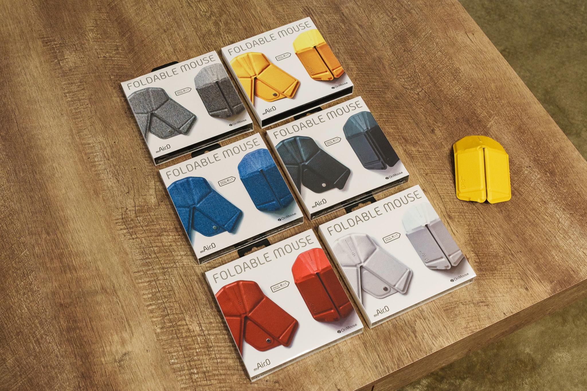 即座に立体化！まるで「折り紙」のように畳んで収納できるマウス【今日