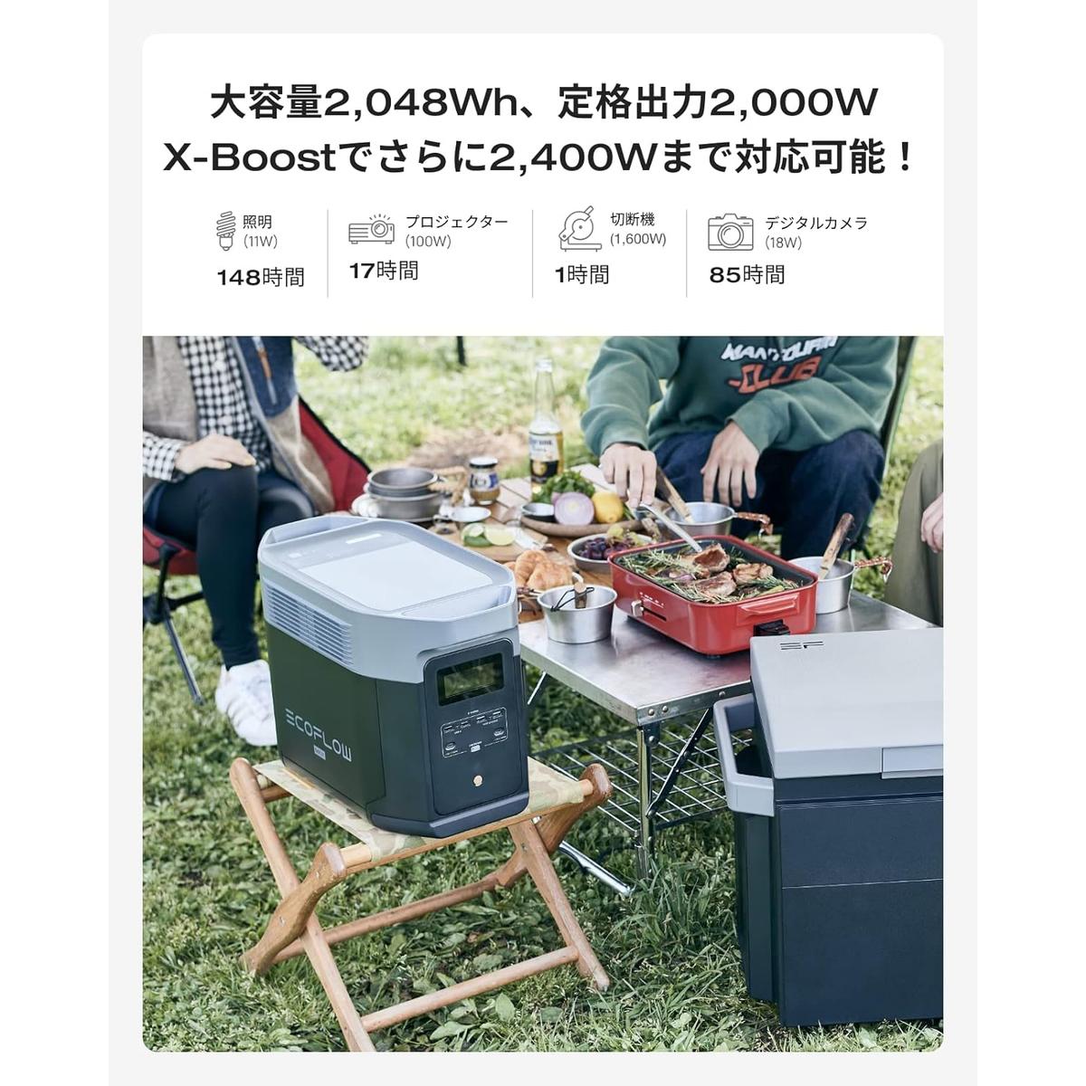 停電しても自宅家電がほぼ全部使えるEcoFlowのポータブル電源「DELTA 