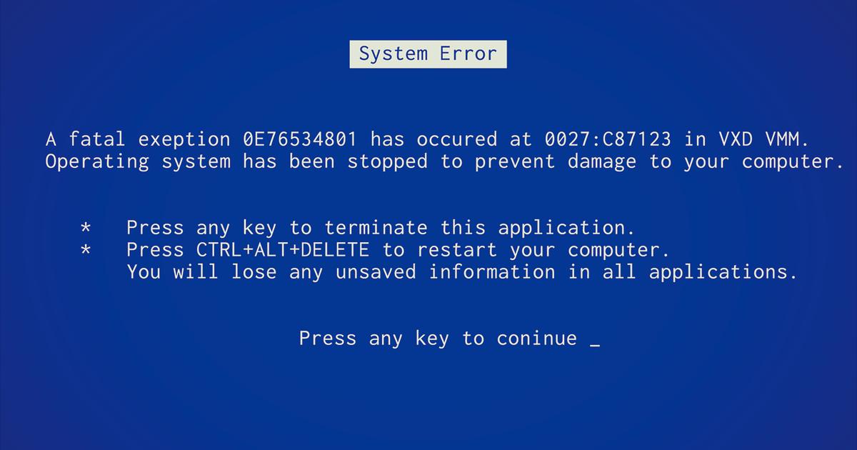 世界中でWindowsPCにブルースクリーンエラーが発生中！「対処法」が