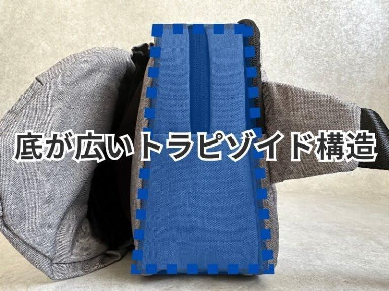 QUICK PACK 11s ネイビーショルダーバック　11インチiPad対応 最小限の荷物で快適！iPadも入るショルダーバッグ「QUICK PACK 11