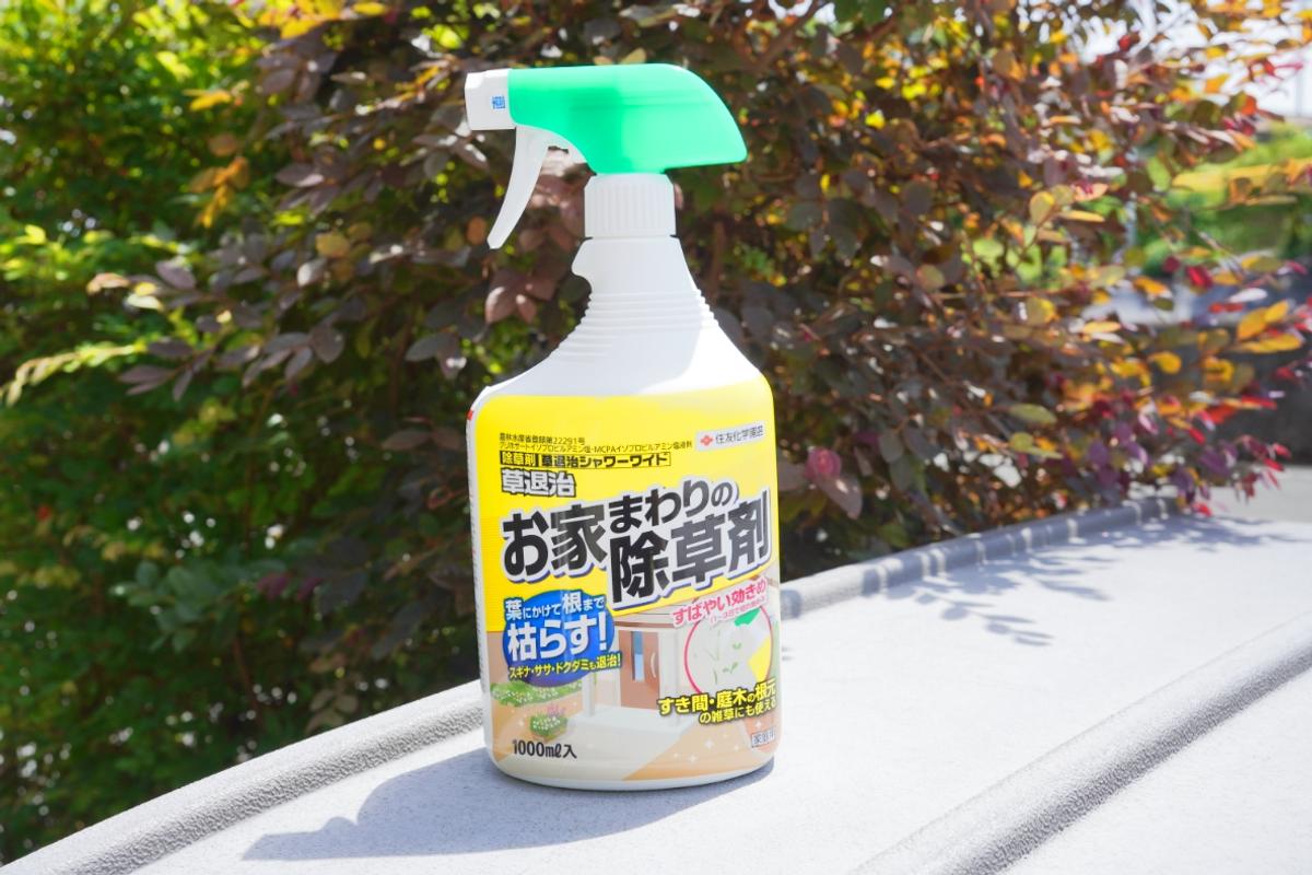 庭の雑草を3日で撃滅。確かな効き目＆狙い撃ちも広範囲散布もできる 