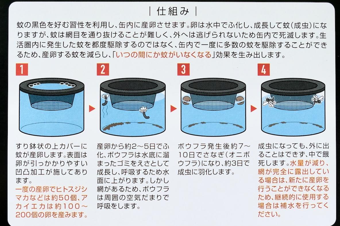 夏の蚊対策、この手があったか。「そもそも蚊がいなくなる缶」を置い