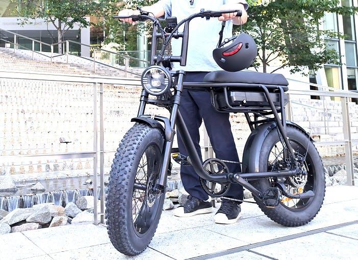 街をワイルドに駆け抜けろ！ 極太タイヤでバイクみたいな迫力の電動アシスト自転車「AWB05」がおトクに登場 | ライフハッカー・ジャパン