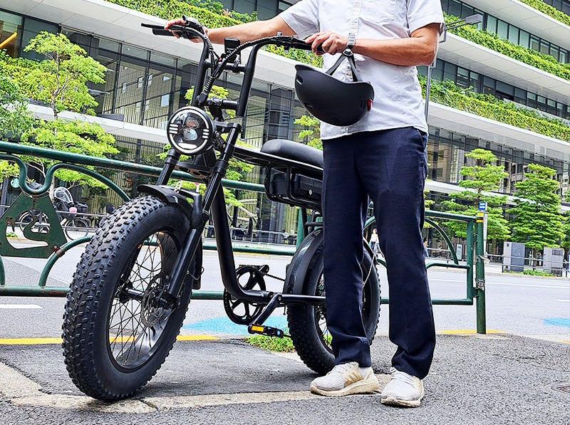 街をワイルドに駆け抜けろ！ 極太タイヤでバイクみたいな迫力の電動