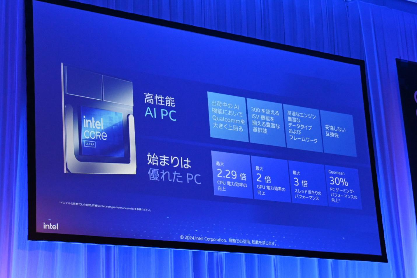 AI PCが加速するインテルのノートPC向けプロセッサー「Core Ultra 200V