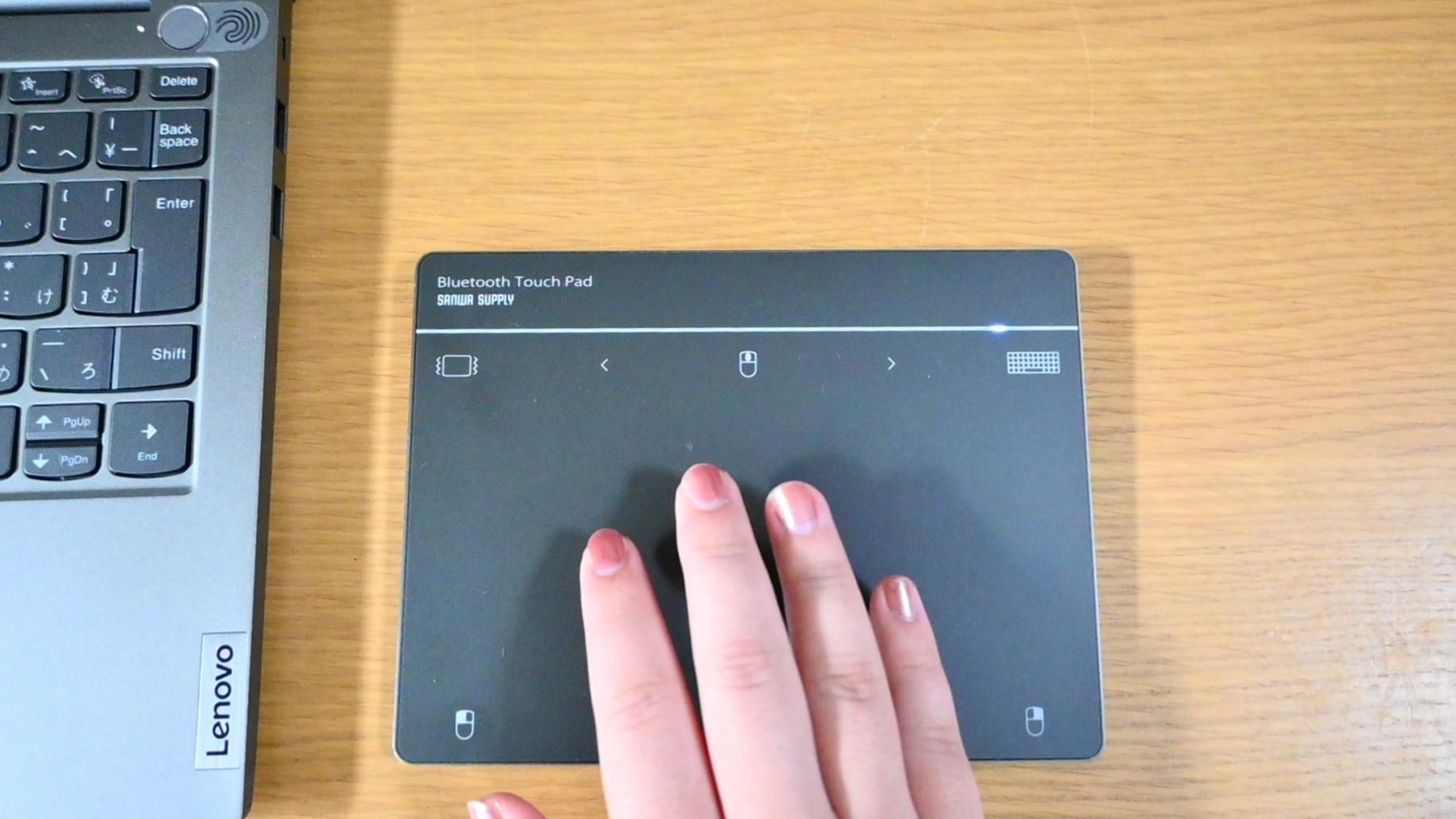 サンワサプライの新作タッチパッドでWindows環境のスマートな