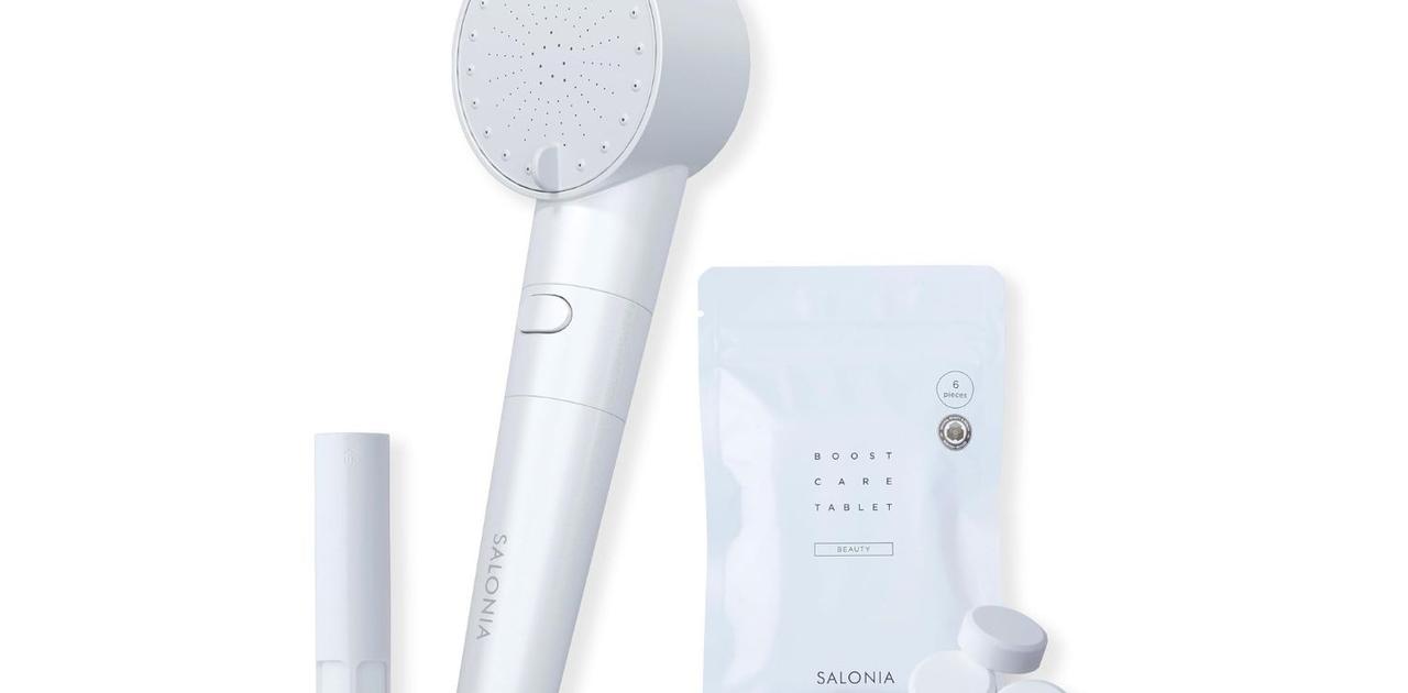 SALONIA シャワーヘッド クリアケアカートリッジ付き（SALONIA 