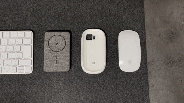 Magic Mouseをワイヤレス充電。装着するだけのマウスケースで作業が