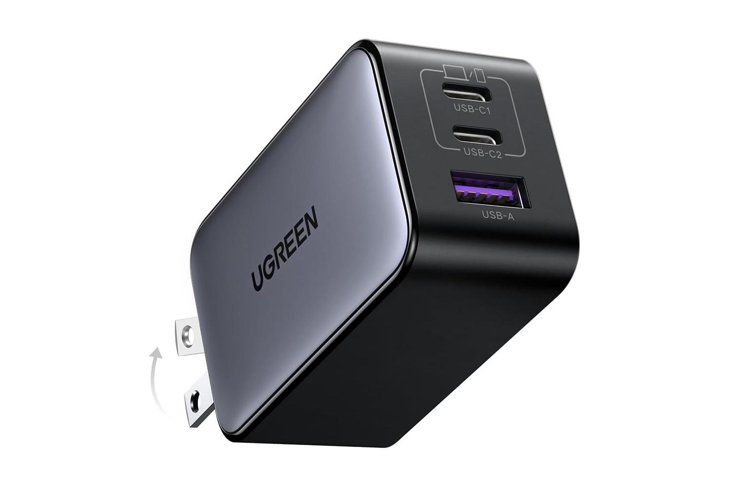 PCからスマホまで、3台のデバイスを同時充電。UGREENの65W急速充電器が