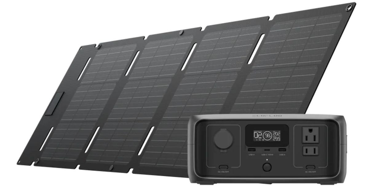 優れた静音性で昼夜使えるEcoFlowの新作ポータブル電源。ソーラー