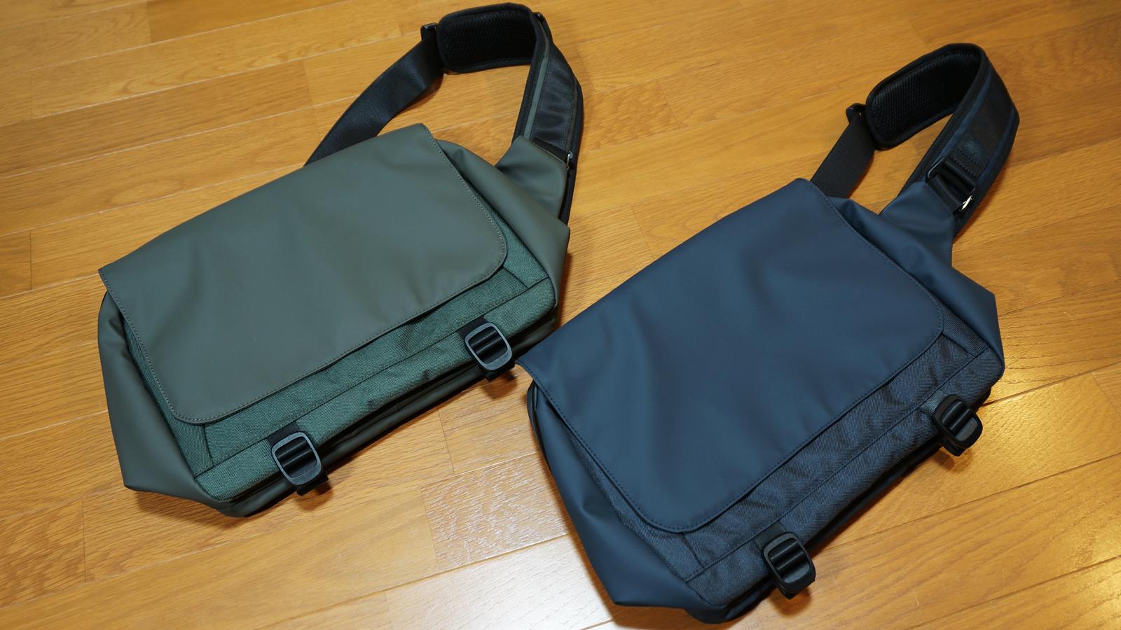 ノートPCも収納できて、日帰り出張なら余裕。本当に使えるスリング