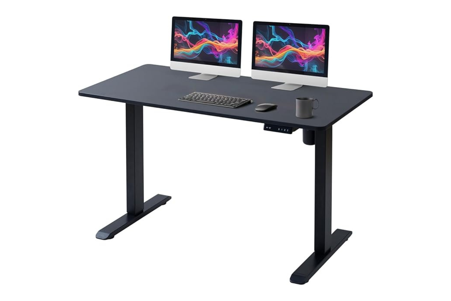 ワンタッチで快適作業環境へ。YAMAZENの電動昇降デスクがお買い得