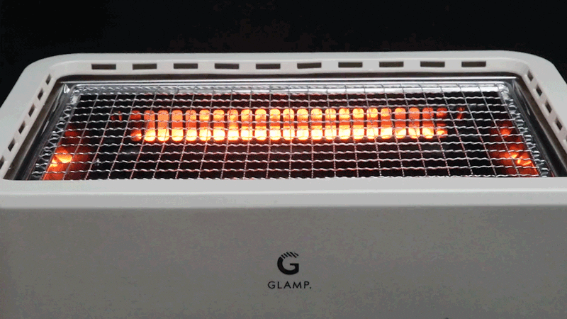 七輪の仕上がりを煙レスで実現。超少煙グリル「GLAMP.」の先行セールが