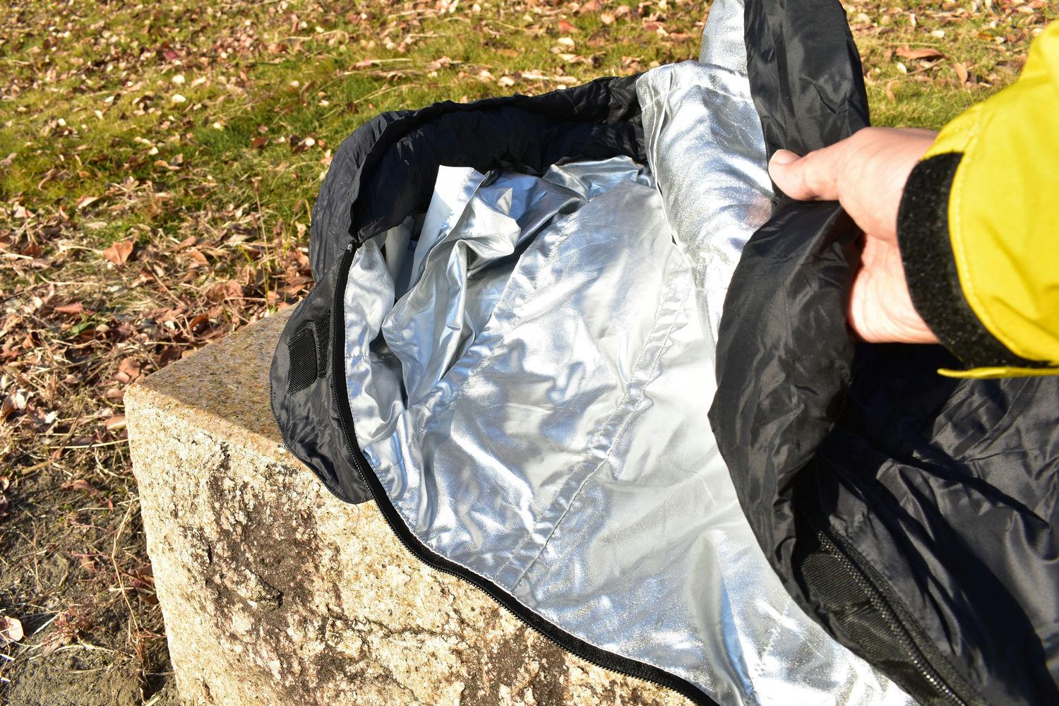 270℃も断熱。宇宙服テクノロジー搭載の軽量寝袋を試してみた