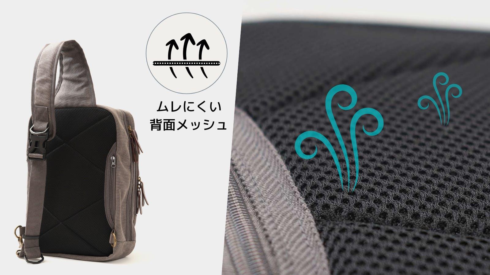 A4ファイルも余裕で収納。ビジネスパーソン待望の“4層構造×帆布”な