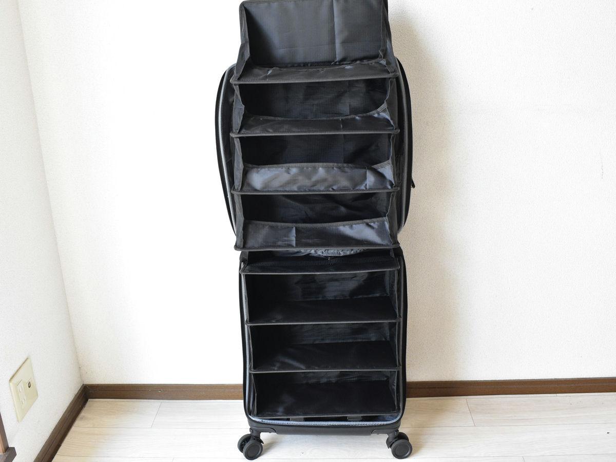 収納家具に早変わりするスマートスーツケース。「FLIP」を試してみた