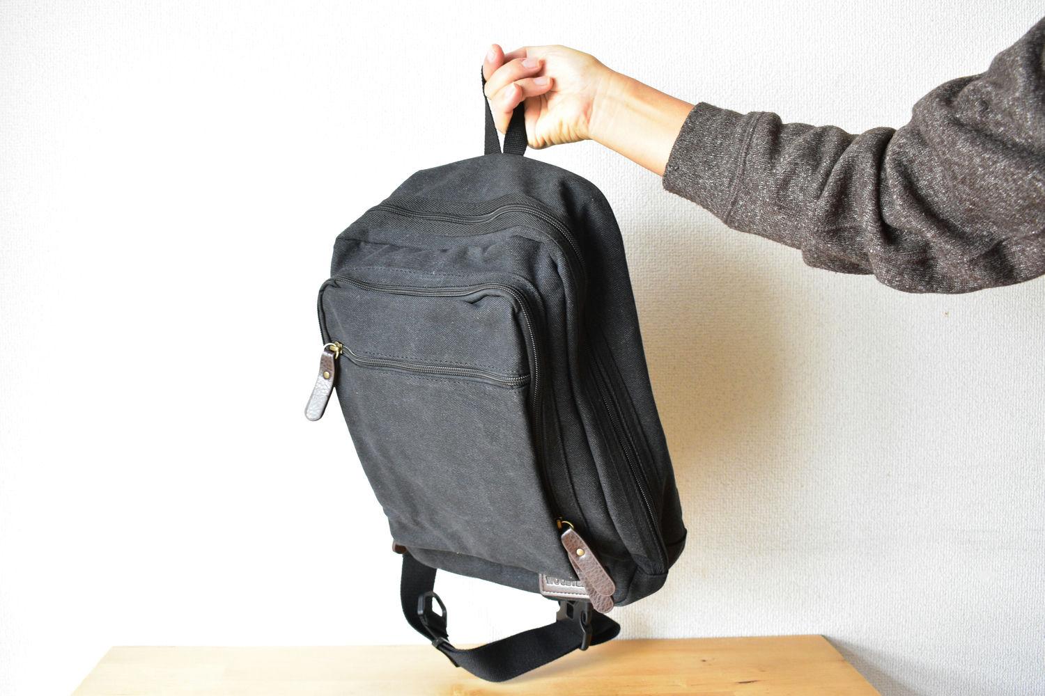 A4書類も収まるワンショルダーバッグ。4層構造＆13ポケットで整理整頓