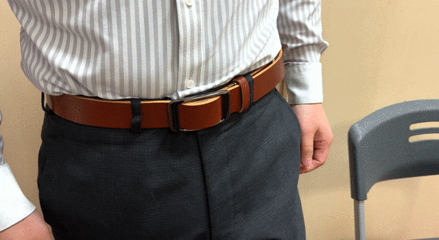 どんなおなかにもジャストフィット！ ミリ単位でサイズ調整できる国産