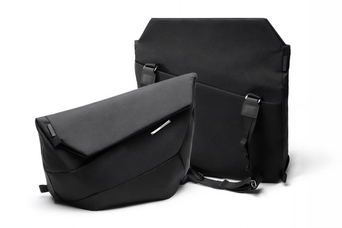 外出用のバッグはこれ一つで回せそう。 レコードが収納できる大容量