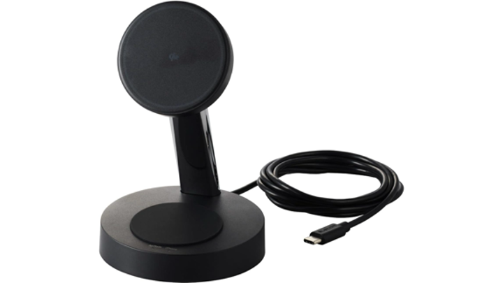 エレコムのQi2対応・2in1のワイヤレス充電スタンド、しっかりくっつき