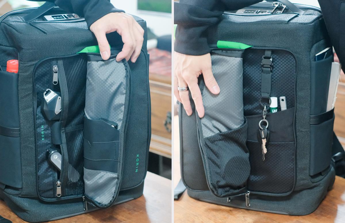 33のポケットで充実の収納性！ 「HubPack33」は荷物が多い人にも助かる 