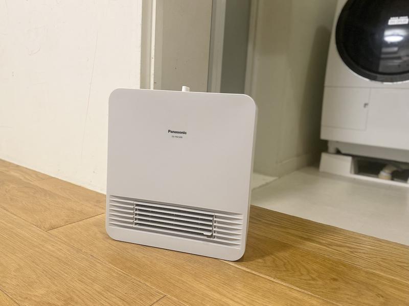 脱衣所寒すぎ問題」を解決。Panasonicのファンヒーターは防滴だから水 