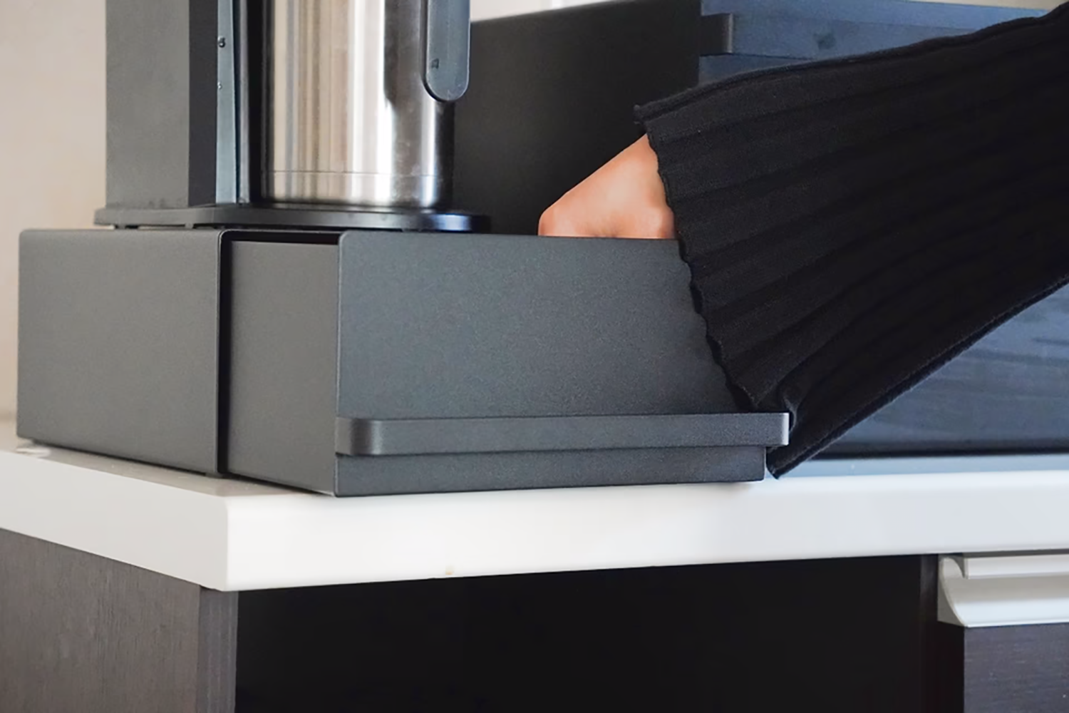 NavajoTrail 引き出し付き キッチン 家電下ラック タワー