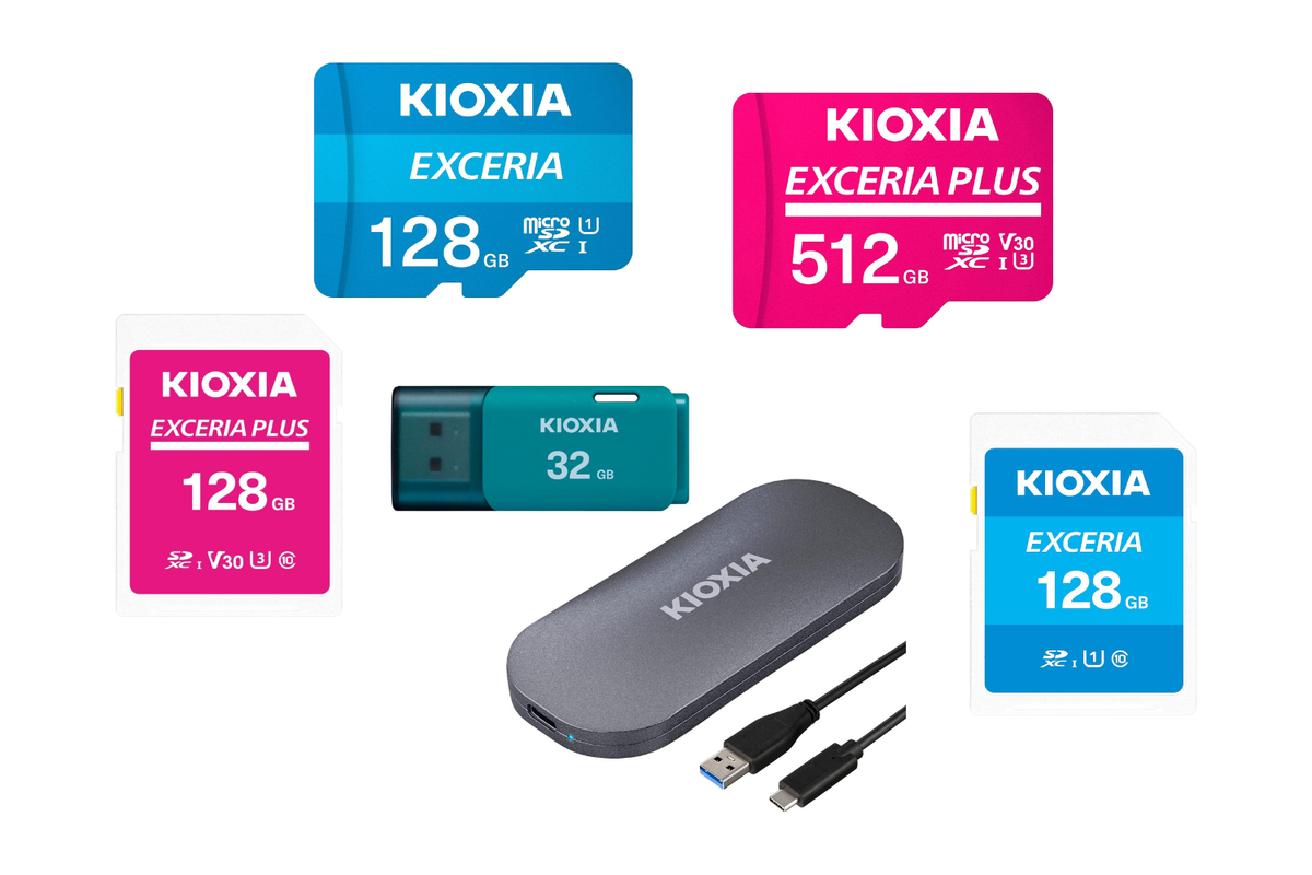 キオクシアのド定番microSD、2TBいけちゃうSSD。どれもお祭り