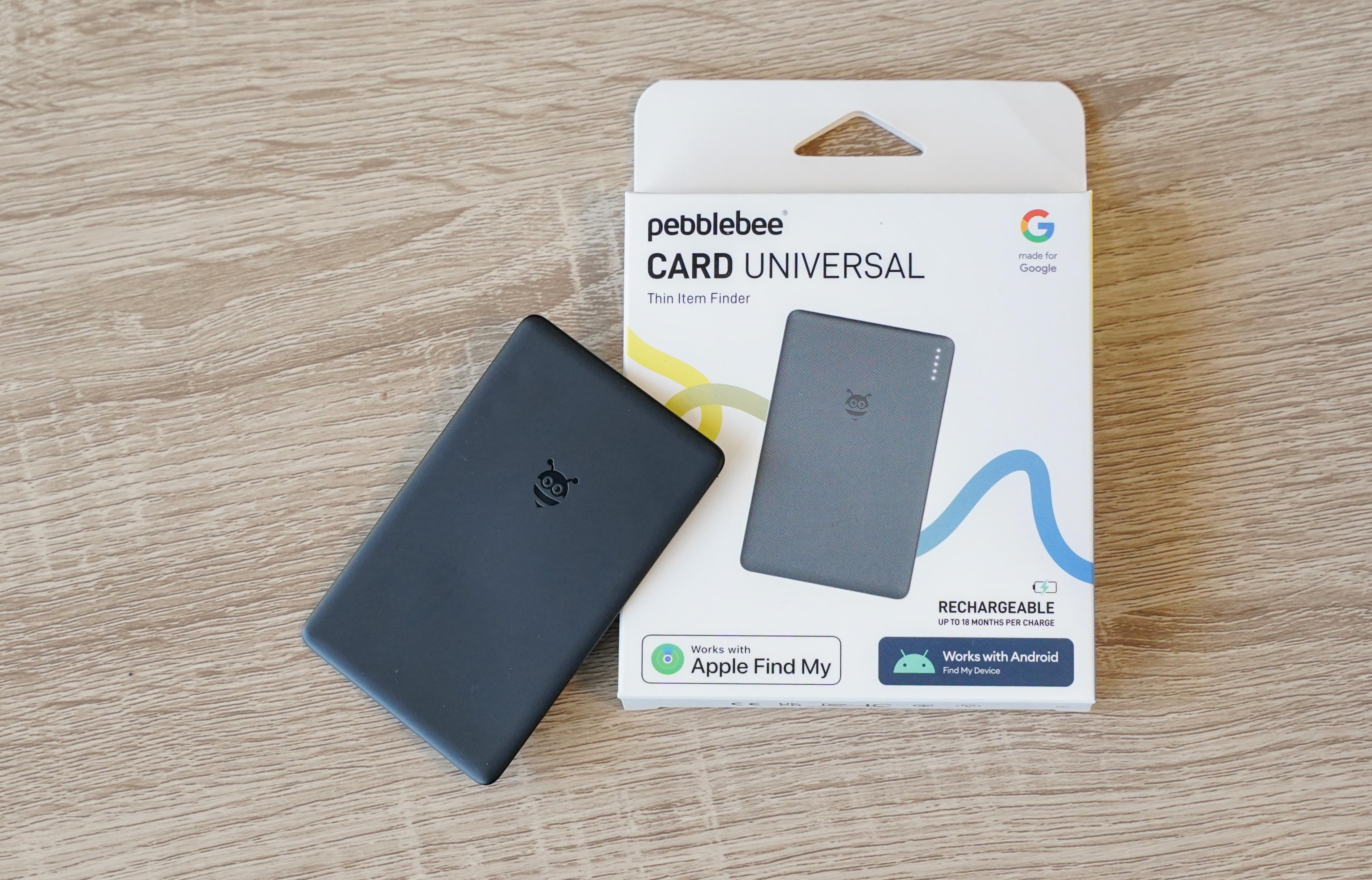 Pebblebee　カード型　iPhone/Android対応　PB-621-S Pebblebee ユニバーサル カード型 PB-621-S 3個セット ペブルビー