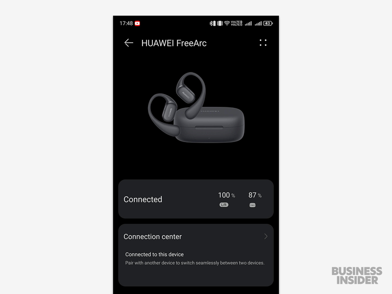 HUAWEI FreeArc ブラック ワイヤレスイヤホン Amazon.co.jp: HUAWEI FreeArc オープンイヤー ワイヤレス