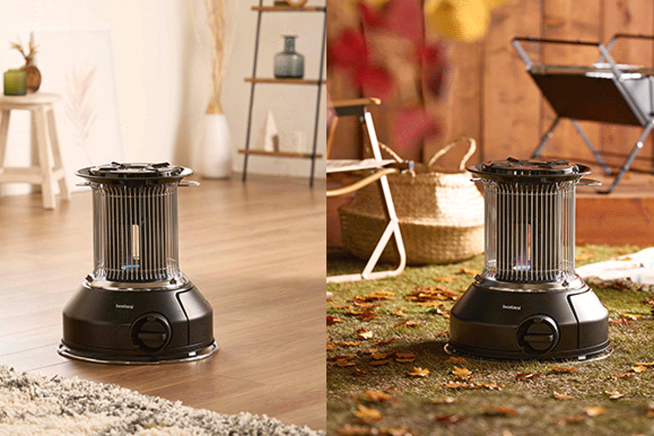 イワタニの「カセットガス式ストーブ」なら、屋内外使えて防災対策にも