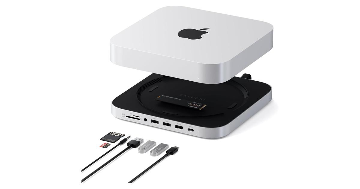 Mac mini M2 pro 2023(32GB)+ ドッキングステーション Mac mini ドッキングステーション 実機レビュー、M2 Mac miniと