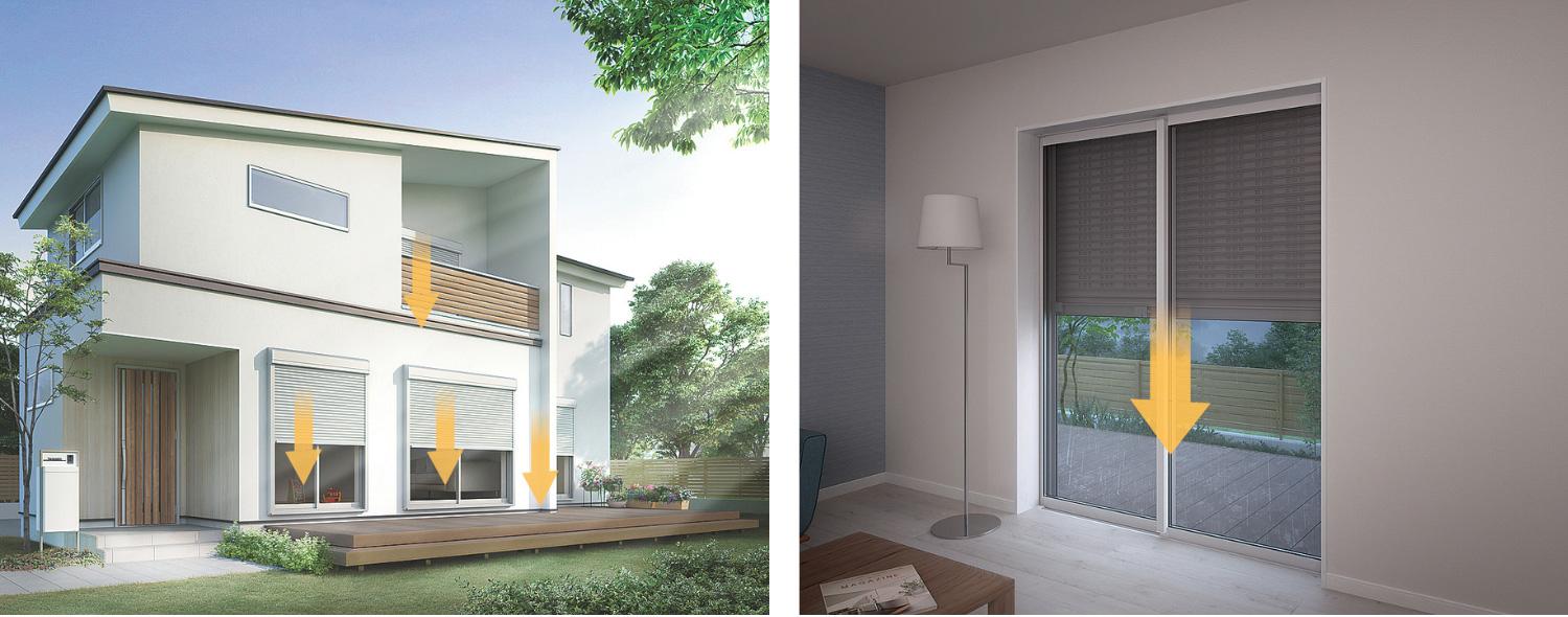 サクッと後付け防犯対策！ LIXILのリフォームシャッターなら60分で安心