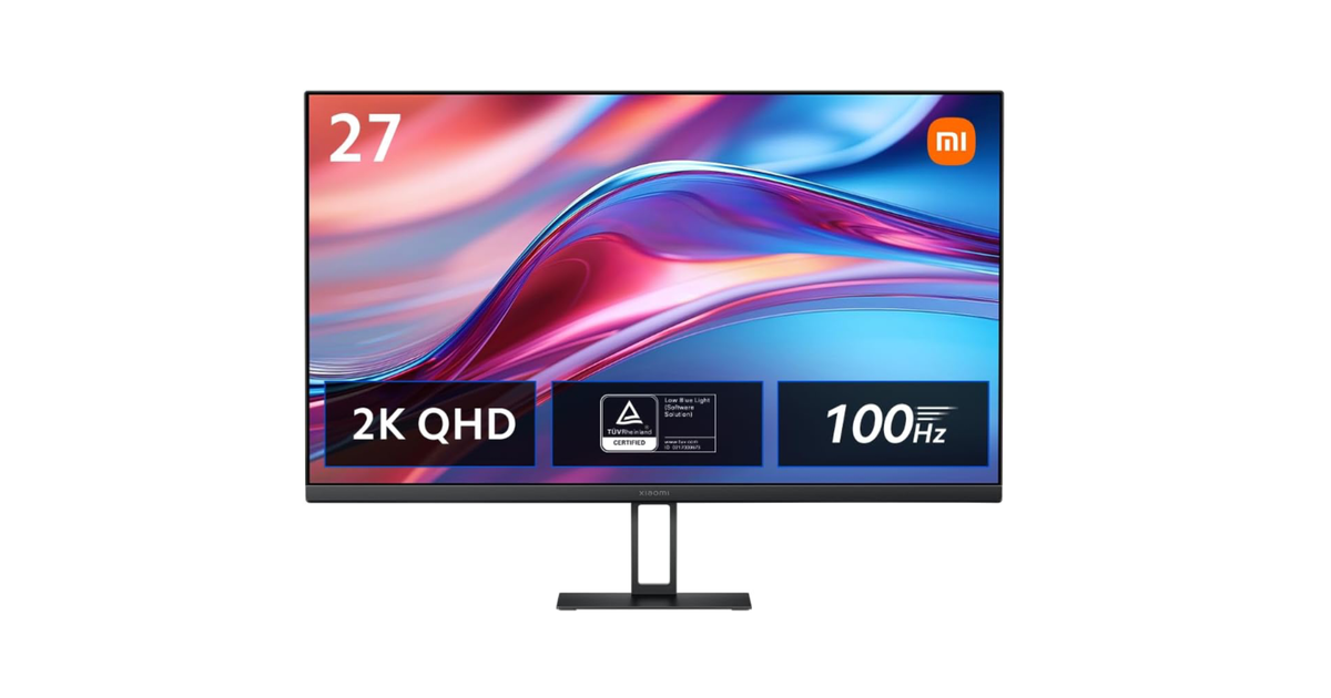 xiaomi A27Qi WQHD 27インチ モニター これが1万円台で買える！？Xiaomiの27インチ2Kモニター「A27Qi
