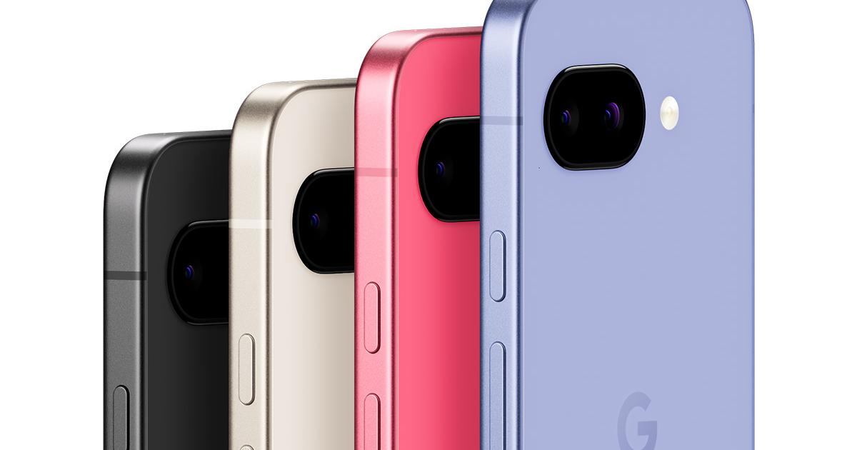 グーグル「Pixel 9a」が日本で4月16日発売。8万円切りで「映像を一緒に 