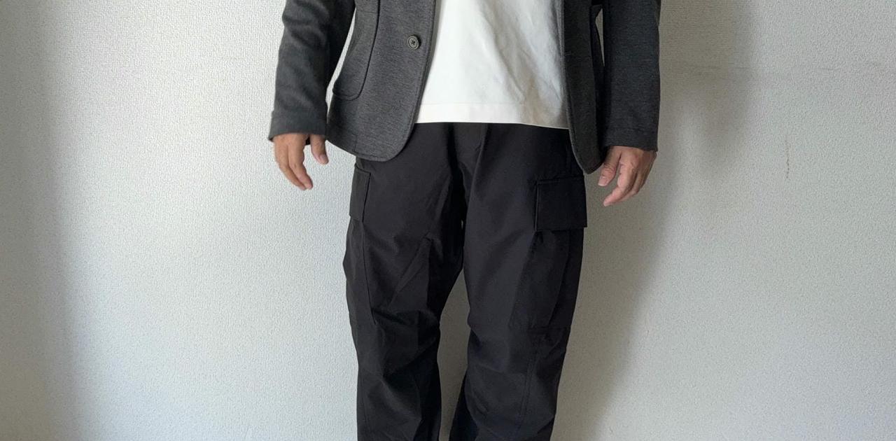 雨の日も通勤もOK！ストレッチ新素材のカーゴパンツが1日中快適