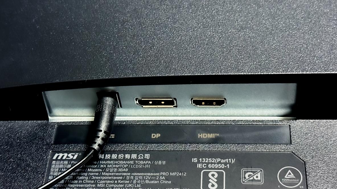 極美品 MSI PRO MP2412 モニター2台＋アーム付き！テレワーク即戦力
