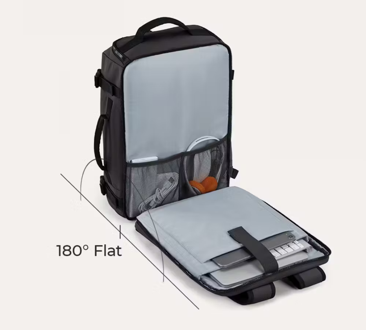 【中古】トラベルリュック 楽天市場】リュックサック デイパック 撥水 斜め開き 黒 カーキ