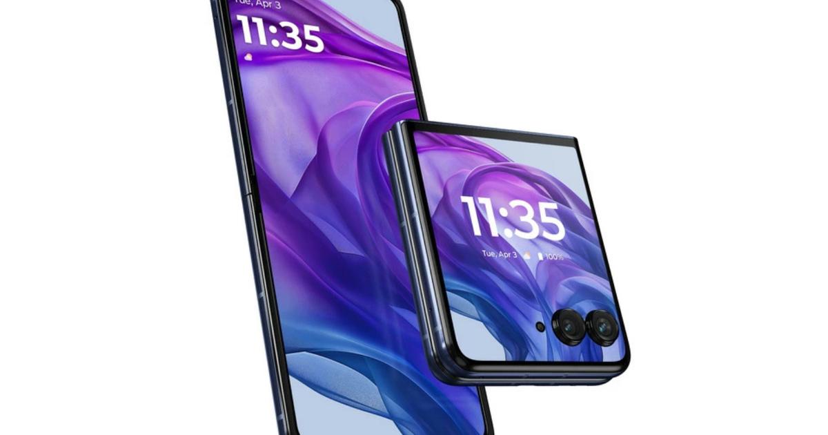 Motorola スマートフォン 本体 パープル SIMフリー) モトローラ Motorola Razr 40 5G デュアルSIM 256GB
