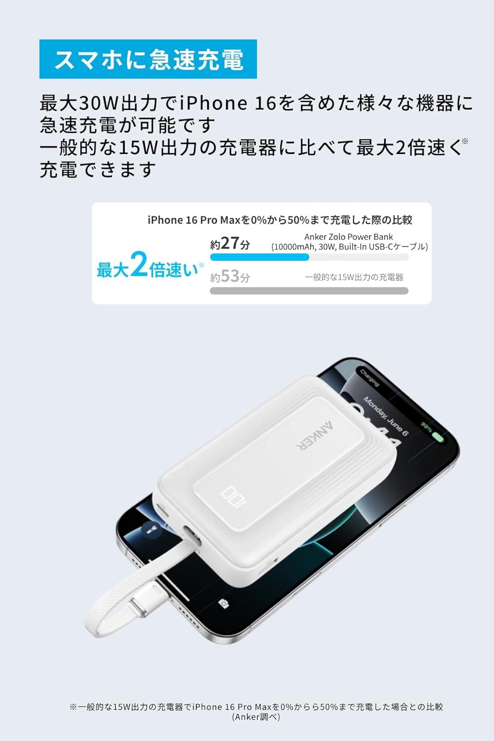 Ankerの新作モバイルバッテリーはほぼすべてのスマホを急速充電。機種