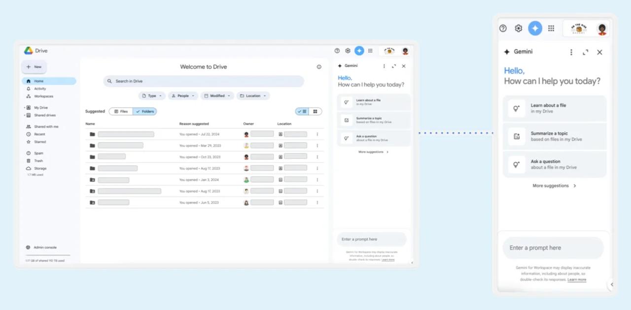 GeminiでGoogleドライブがもっと便利に! AIでファイル作成・検索まで