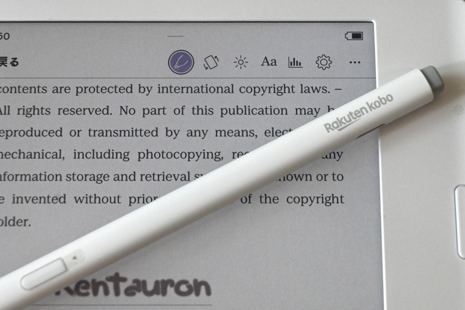 Kobo Libra COLOUR ホワイト と 汎用スタイラスペン Amazon.com: Kobo Stylus 2 | Mark Up, Write Notes and Make
