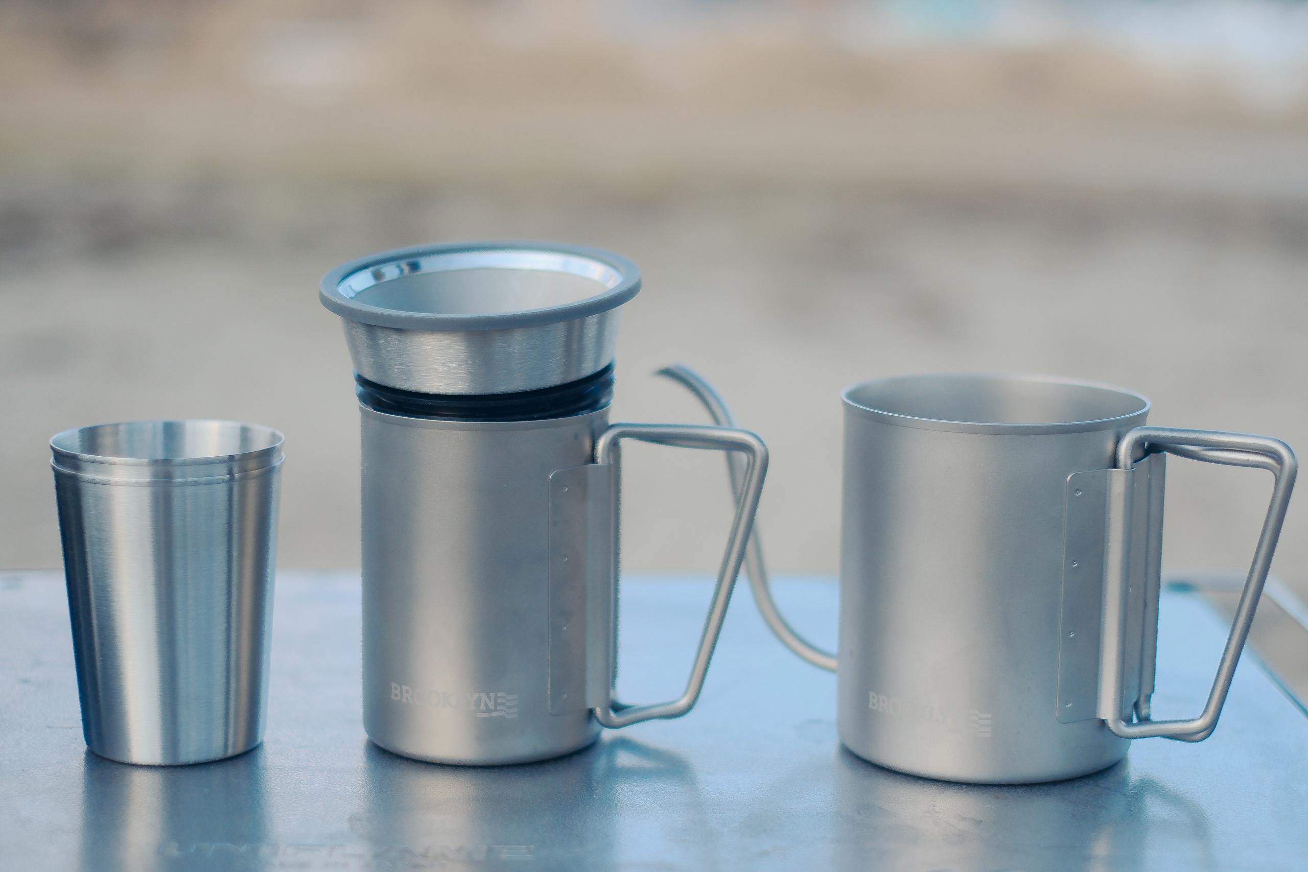 たった500gのコーヒーセット。ケトルもドリッパーも全部入りで
