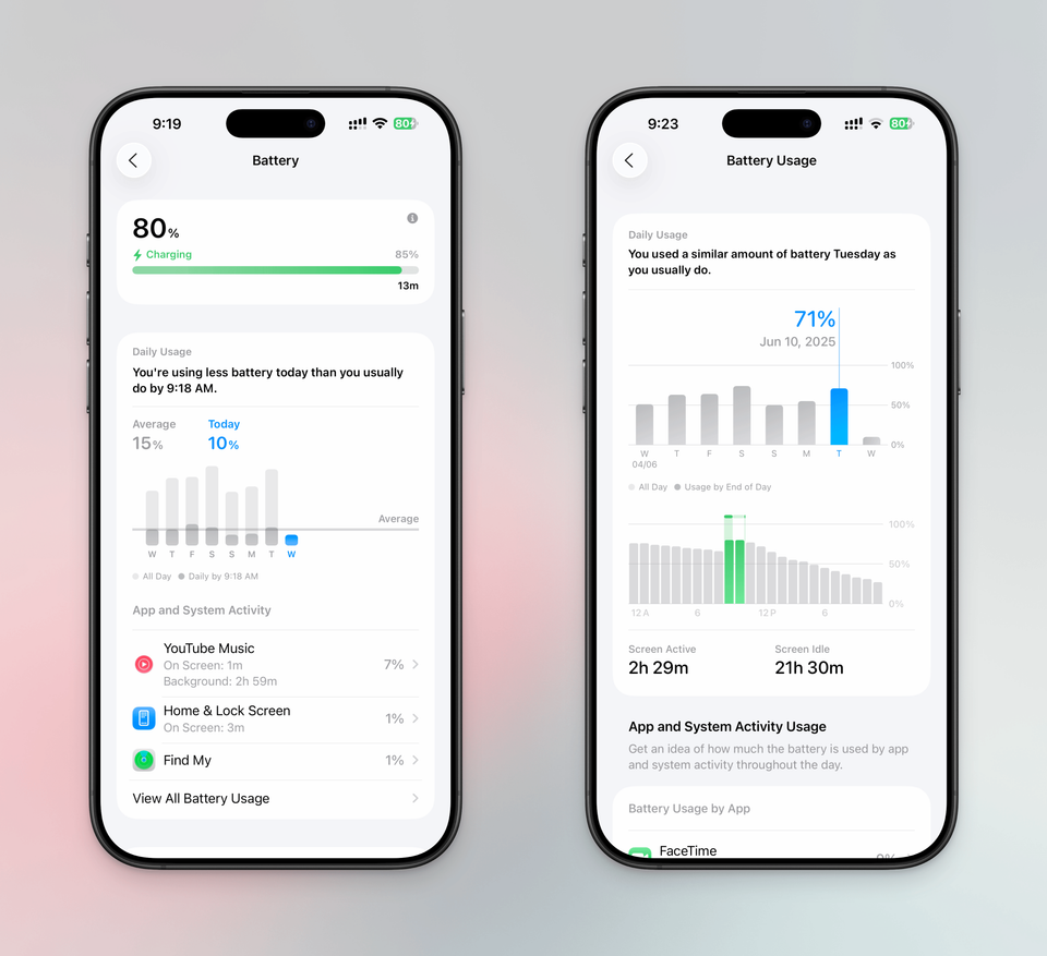 Androidにはあったのに… iOS 26でiPhoneのバッテリー表示がついに賢く