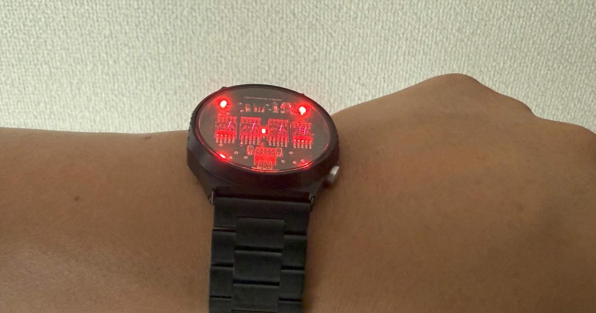 希少LED×セグメンテーション”に見惚れる。レトロフューチャーな腕時計 
